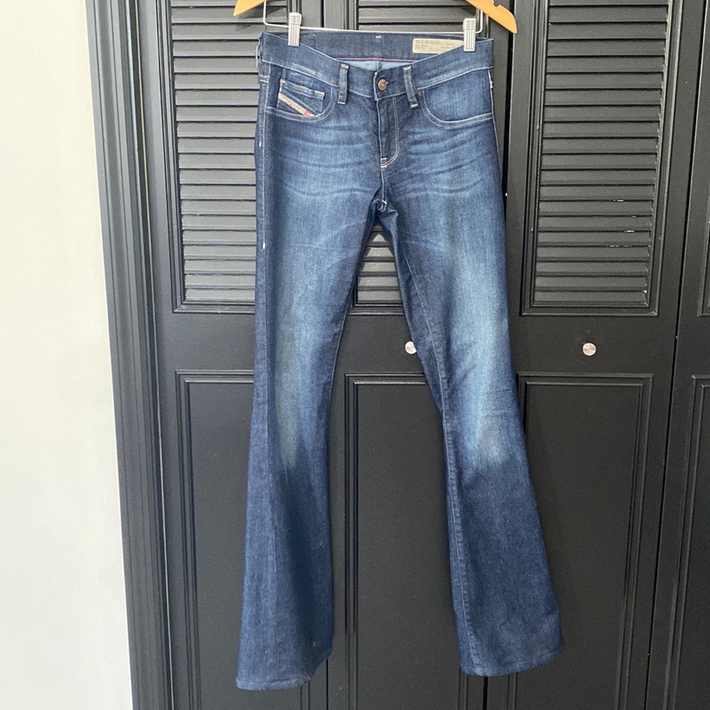 Diesel flare dark jeans